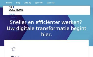 Schermafbeelding van dx-solutions.be