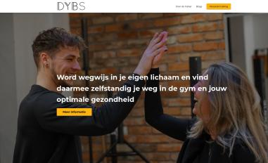 Schermafbeelding van dybscoaching.nl
