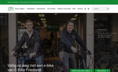 Schermafbeelding van e-bike-friesland.nl