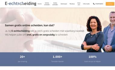 Schermafbeelding van e-echtscheiding.nl