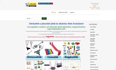 Schermafbeelding van e-jatszoter.hu
