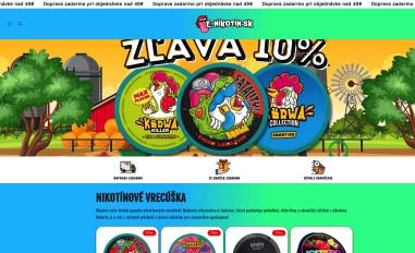 Schermafbeelding van e-nikotin.sk