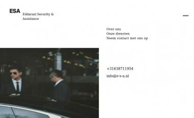 Schermafbeelding van e-s-a.nl