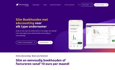 Schermafbeelding van eaccounting.nl