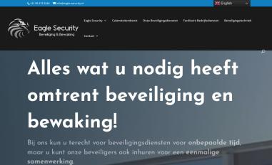 Schermafbeelding van eagle-security.nl