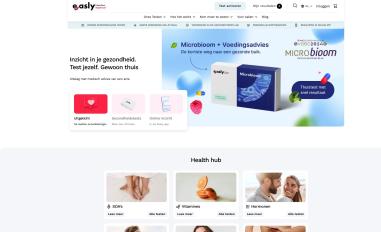 Schermafbeelding van easly.nl