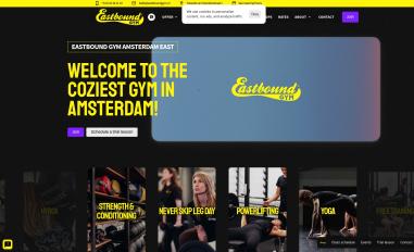 Schermafbeelding van eastboundgym.nl