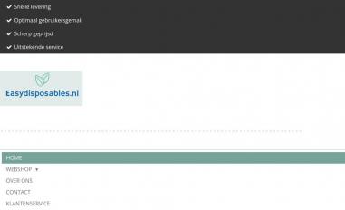 Schermafbeelding van easydisposables.nl