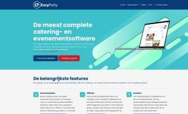 Schermafbeelding van easyparty.nl