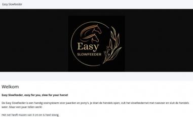 Schermafbeelding van easyslowfeeder.nl