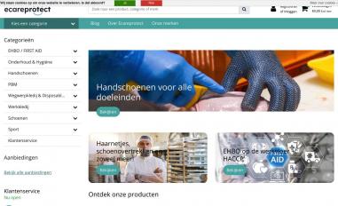Schermafbeelding van ecareprotect.be