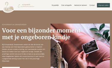 Schermafbeelding van echopraktijkzwanenmeer.nl