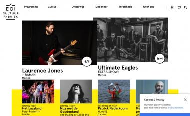 Schermafbeelding van ecicultuurfabriek.nl