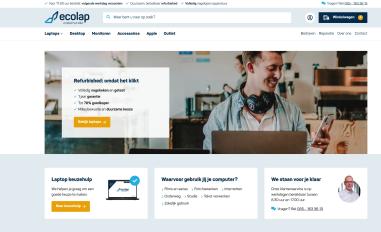 Schermafbeelding van ecolap.nl