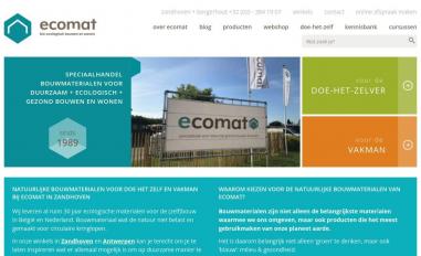 Schermafbeelding van ecomat.be