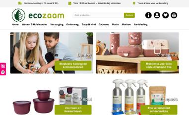 Schermafbeelding van ecozaam.nl