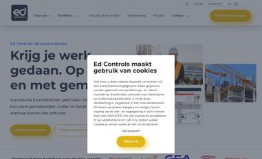Schermafbeelding van edcontrols.nl