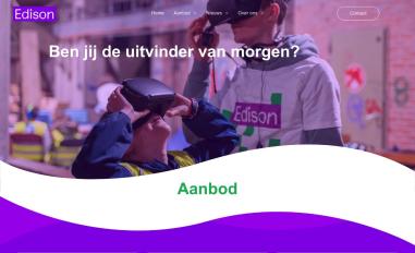 Schermafbeelding van edison.vlaanderen