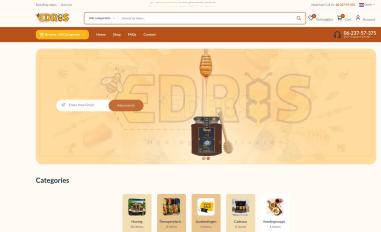 Schermafbeelding van edrisshop.nl