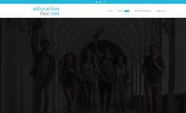 Schermafbeelding van educationfair.net