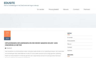 Schermafbeelding van edusite.nl
