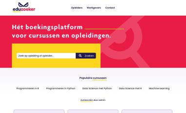 Schermafbeelding van eduzoeker.nl