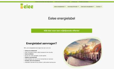 Schermafbeelding van eelee.nl