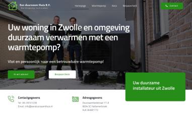 Schermafbeelding van eenduurzaamthuis.nl