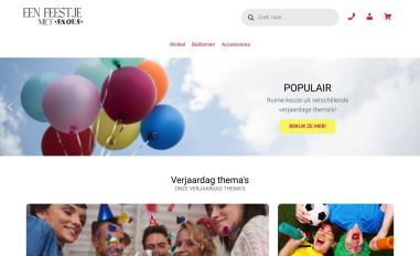 Schermafbeelding van eenfeestjemetsnoes.nl