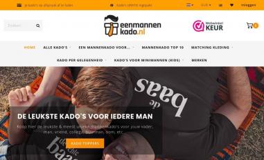 Schermafbeelding van eenmannenkado.nl