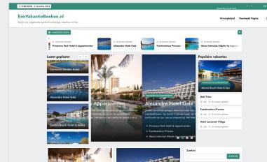 Schermafbeelding van eenvakantieboeken.nl