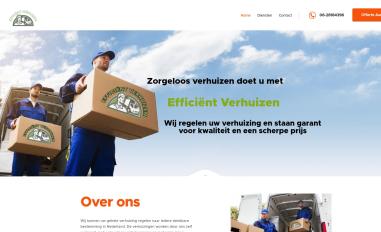 Schermafbeelding van efficientverhuizen.nl