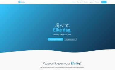 Schermafbeelding van efinite.nl