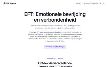 Schermafbeelding van eft-therapie.org