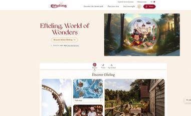 Schermafbeelding van efteling.com