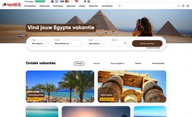 Schermafbeelding van egypte.nl