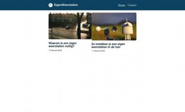 Schermafbeelding van eigenweerstation.nl