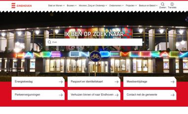 Schermafbeelding van eindhoven.nl
