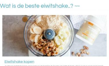 Schermafbeelding van eiwit.jouwweb.nl