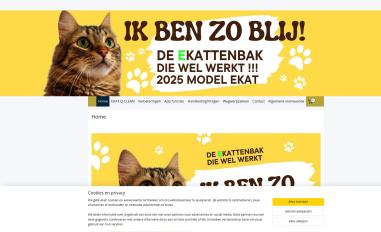 Schermafbeelding van ekattenbak.nl