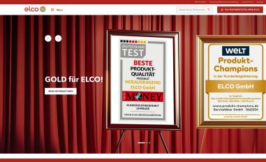 Schermafbeelding van elco.de