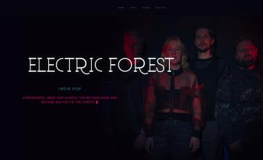 Schermafbeelding van electricforest.nl