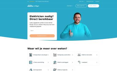 Schermafbeelding van elektraaanleggen.nl