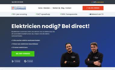 Schermafbeelding van elektricien-louwmans.nl
