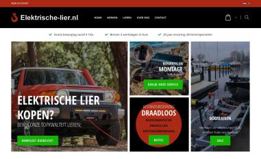 Schermafbeelding van elektrische-lier.nl