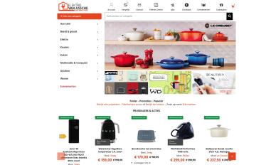 Schermafbeelding van elektrovanassche.be