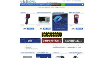 Schermafbeelding van eleshop.eu