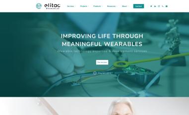 Schermafbeelding van elitacwearables.com