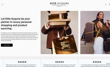 Schermafbeelding van elite-acquire.com