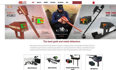 Schermafbeelding van elitedetectors.de